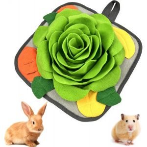 Tapis De Chien Snuffle Mat,Tapis Reniflant De Chien,Tapis De Fouille Chien,Aidez Les Chiens À Mettre En Pratique Leurs Capacités Naturelles De Recherche De Nourriture,30 X 30cm - Neuf