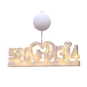 Lumi&egrave;re D'ambiance Led 3d Blanc Chaud C79 Pour La Saint-Valentin Et Une D&eacute;coration Romantique - Neuf