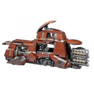 1 338 Pi&egrave;ces De Dro&iuml;des De Combat Conteneuris&eacute;s, Transport De Troupes, Compatibles Avec Le Moc De La F&eacute;d&eacute;ration Du Commerce, Blocs De Construction, Mod&egrave;le De Briques &Agrave; Monter Soi-M&ecirc;me, Jouets 05069 - Neuf