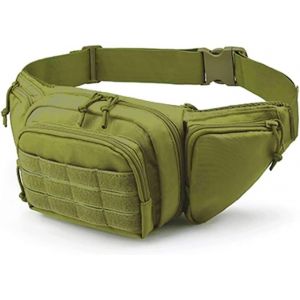 Sjzg-Sac De Taille Tactique Étui À Pistolet Molle Militaire Combat Taille Sac Banane Utilitaire Sac À Bandoulière En Nylon For La Chasse Camping - Neuf