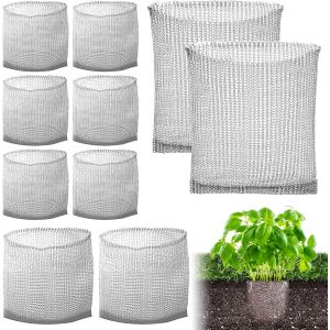Kalanka-Panier De Protection Contre Les Campagnols En Acier Inoxydable (12 Pi&egrave;ces) - Filets M&eacute;talliques Pour La D&eacute;fense Des Racines Des Arbres, Fleurs Et L&eacute;gumes - Neuf
