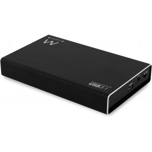 Boîtier De Disque Dur 2,5 Pouces,Usb Type C Et Type A 3.2(Gen2) Vers Sata Iii/Uasp, 10Gbit/S, Boîtier Externe De Disque Dur Ssd Et Hdd En Aluminium 9,5Mm Et 7Mm,Noir,Câble Type C Vers A Inclus - Neuf