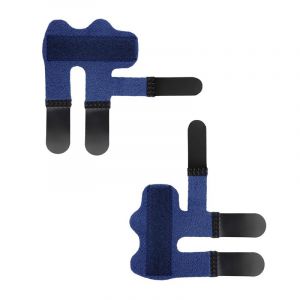 2 Pi&egrave;ces Attelles De Doigt, Doigt D&eacute;clenchement Attelle Pour La Protection Des Doigts Cass&eacute;s Soulagement Douleurs Redressage - Neuf