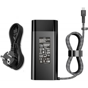 acdsgd-Alimentation 140W USB-C pour Ordinateur Portable Compatible avec HP Spectre x360 2-en-1 16-aa0097nr Omen Transcend 14 14-fb0013dx 14-fb0097nr TPN-LA29 N22282-001 TPN-DA29 PA-1141-08HT Adaptateur - Neuf