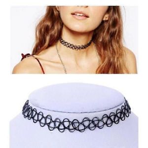 Collier Ras De Cou - Taille Unique Noir Taille Unique - Neuf