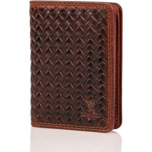 KALANKA-Porte Carte Homme Cuir #Porto avec élégante Boîte Cadeau, Luxe Porte Carte RFID, Portefeuilles et Porte-Cartes avec de Nombreux Compartiments à Cartes - Neuf