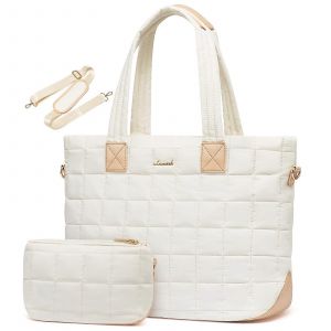 Tota sac pour les femmes, fermeture &agrave; glissi&egrave;re gonflement sac fourre-tout matelass&eacute; travaux plus l&eacute;gers sac - Neuf