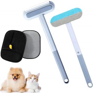 &Eacute;pilateur Pour Poils D'Animaux Et Chats 3 En 1 - Gant D'&Eacute;pilation Efficace Des Poils De Chien Et De Chat Sur Les V&ecirc;tements, Les Meubles Et Les Tapis - Neuf