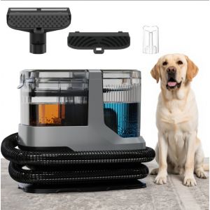 PS688A steam vacuum cleaner + pet care hair deep cleaning 600W carpet/floor mat/furniture fabric/car interior vacuum 4in1 vacuum Wifi+APP connection, 19kpa tube length 1.5M cable 4M SUS+HEPA filter - Neuf