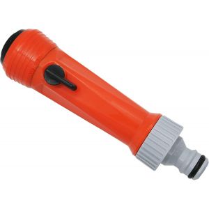 4760/S Pistolet Aérateur-douchette Made in Italy | Pulvérisateur de tuyau d'eau avec lance | Pistolet pour tuyau d'arrosage | Lance avec régulateur de débit et double fonction - Neuf