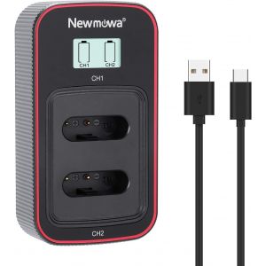 Double Chargeur USB à écran LCD Intelligent pour Sony NP-BX1/M8,NP-BY1 and Sony DSC-RX100,DSC-RX100 II,DSC-RX100M II,DSC-RX100 III,DSC-RX100 IV,DSC-RX100 V - Neuf