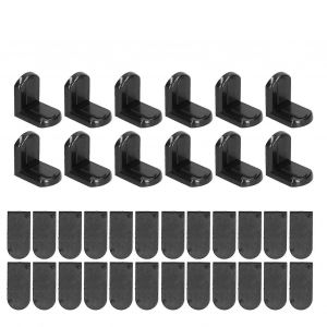 L en forme de L Angle Supports Angle Droit Supports Fixation Pour Étagères Armoire Meuble - Neuf
