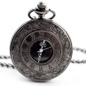 Montre De Poche À Quartz Classique Rétro À Chiffres Romains - Neuf