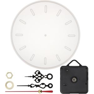 1 lot de moules en silicone &eacute;poxy avec de montre - Pi&egrave;ces de rechange - Pour horloge murale 3D - Moules en silicone - Moules en r&eacute;sine pour horloge murale DIY - D&eacute;coration - Neuf