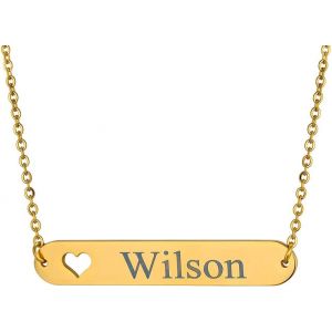Kal-Collier Femme Prénom Personnalisé,Pendentif Nom Gravé Acier Inoxydable, Bijoux Cadeau Anniversaire Noël¿Boîte Cadeau¿"");}); <Script>""}}} &&& { ""Asin"" : ""B07ky72421"", ""Featurename"" : ""Dp_Browse_ - Neuf