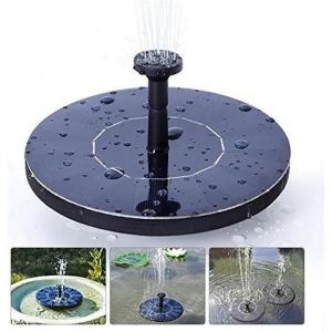 1.4W Solaire Panneau Fontaine Eau Tête de Pompe Extérieur Sécurité Remplacement Pour Décor Jardin Maison DIY - Neuf