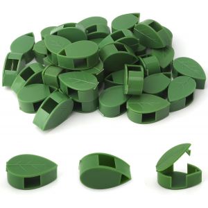 SEPT-40pcs Clip Mural Végétal,Clip Plante Grimpante,Clip Plante Grimpante Mur,Clips Feuilles Pour Plantes Invisible,Clip Pour Plante Muraux De Jardin,Clips De Support Pour Plantes Grimpantes,Attache - Neuf