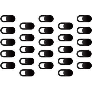 LORANKA-[25pcs] Cache-cam&eacute;ra Coulissant. Accessoires pour Mac, t&eacute;l&eacute;phone, iPhone, Ordinateur Portable, Accessoires informatiques. Protection Webcam autocollante. Cache Webcam Coulissant. - Neuf