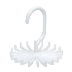 Cintre de cintre de cravate Cintre de cravate Rack Fermer Cintre de cravate Cintre Organisateur de cintre de cravate rotatif-Bon - Neuf