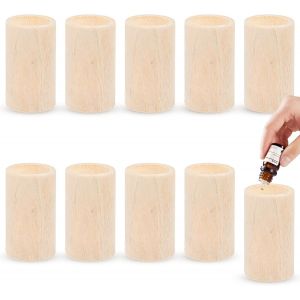 KALANKA-Lot de 10 Mini diffuseurs en Bois pour huiles essentielles, Petit diffuseur d'arômes en Bois pour Lutter Contre Les moustiques, diffuseurs d'huiles parfumées, diffuseur de Parfum en Bois Vola - Neuf