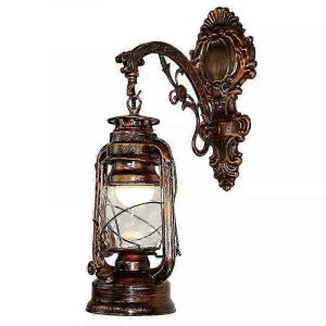 Applique Murale Led Vintage Grange Lanterne Rétro Huile De Charbon Applique Murale Style Antique Européen - Neuf