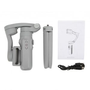Stabilisateur portable 3 axes pour telephone portable avec trepied pliable pour la prise de vue - Neuf