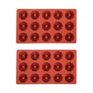 Mini Spirale En Forme De 15 Cavit&eacute;s Moules &Agrave; G&acirc;teau Cuisson Dessert Mousse G&acirc;teau D&eacute;corer Moules G&acirc;teau G&acirc;teau - Neuf