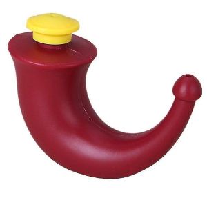 Pot De Yoga Neti Rouge Vif ¿ Nettoyant Nasal Efficace Pour Les Allergies Et Le Soulagement Des Sinus ¿ Conception Conviviale Pour Un Usage Quotidien - Neuf