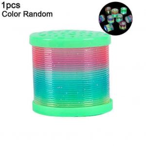 Glow In Dark Marche Arc-en-ciel Printemps Jouet Enfant Magique Lumineux Slinky Arc-en-ciel - Mxbc - Neuf