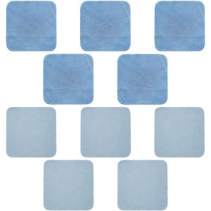 KALANKA-Lot de 10 chiffons de nettoyage pour lunettes, chiffon en microfibre, chiffon en daim, essuie-lentilles, chiffon de piano - Neuf