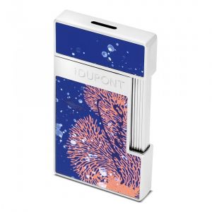 Briquet Design Slimmy Vanikoro Chrome Corail S.T. Dupont - Neuf