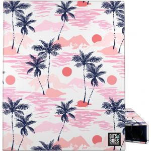 Eryi-Classeur À Anneaux A4 | Sunset Bits&bobs Pop Up Design | 4 Anneaux Mixtes 25 Mm | Plastifié Doux | Certifié Fsc | Parfait Matériel Scolaire - Neuf