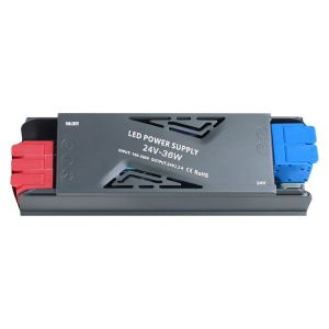 Transformateur 220V 24V,Transformateur LED 36W 1,5A Adaptateur Alimentation,LED Driver Ultra Mince,Conducteur à Tension Constante Basse Tension,Alimentation 24V DC pour LEDs Bande Lumineuse - Neuf