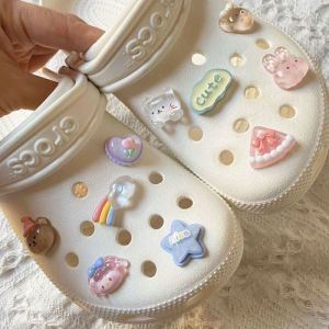 Lot De 10 Accessoires De Chaussures Mignons En Cristal Transparent - Neuf