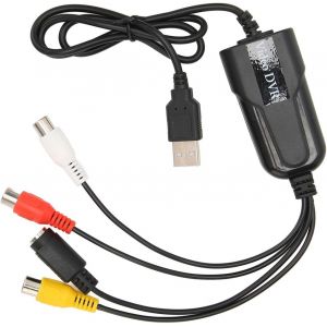 Carte VHS à Digital Converter-Dispositif de Vidéo USB pour HI8,Magnétoscope,DVD,Idéal pour Archiver Les Souvenirs - Neuf
