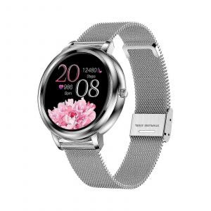 Montre connect&eacute;e pour femme, bracelet d'activit&eacute; physique Bluetooth, bracelet de sport intelligent, fr&eacute;quence cardiaque et art&eacute;rielle. - Neuf