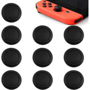 5 Pairs Silicone Joystick Caps for Nintendo Switch,Controller Protection,Enhanced Thumb Grip Caps,Easy Installation,Enhanced Gamer Experience - Neuf