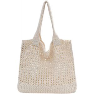 Sac de plage,sac à bandoulière pour femmes,grand sac cabas,sac fourre-tout,sac à main,sacs à bandoulière pour le travail,le bureau,les voyages,le shopping,l'école et tous les jours (beige) - Neuf