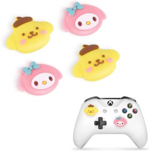 Shiba-Thumbsticks Pour Ps5 Pour Ps4 Manette,Cute Anime Thème Silicone Joystick Grips Caps Accessoire Pour Xbox Series X/S, Xbox On[1 - Neuf