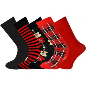 Men's Socks 5 Pairs Casual Dress Mid Calf Seamless Colorful Cotton Crew Style Socks,Multicolored,41-46. - Neuf