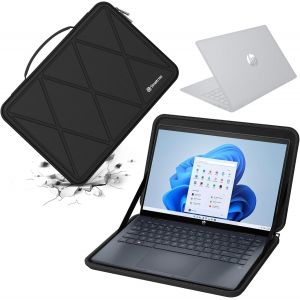 Housse De Protection Rigide En Eva Compatible Avec Ordinateur Portable Hp Pavilion Plus 14T-Eh100/14-Eh1047Nr, Pour Hp Dragonfly Pro, Pour Zbook Firefly 14 Mobile Workstation (X824[ZHB1220] - Neuf