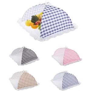 4pcs Cloche Alimentaire Pliables Réutilisable Pop-Up Maille Parapluie Couverture De Nourriture Anti-Insectes Aliments Pliant Tente Parapluie Pour Garder Des Insectes Et Des Mouches Loin - Neuf
