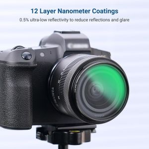 Filtre Uv 62Mm Filtre De Protection Pour Nikon Z 50Mm F1.4, Z 35Mm F1.8 S, Z Dx 50-250Mm F4.5-6.3, Sony E 10-18Mm F4 Oss, Fuji Fujinon Xf 23Mm F1.4 R Objectif Et Autres Objectifs 62Mm[Z1449] - Neuf