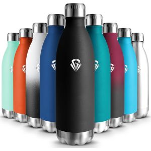 Kalanka-Gourde Isotherme, 1000ml Sans Bpa, Bouteille Isotherme, Acier Inoxydable 18/8, &Eacute;tanche Double Isolation, Gourde Inox Pour Le Camping, Excursion, Sports De Plein Air - Neuf