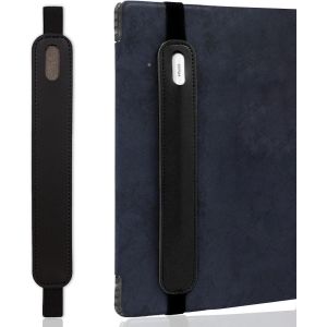 ERYI-Porte-Stylo Pour Apple (Pro Et 1Ère Et 2E Générations), Étui De Stylo Pour Ipad Avec Bande Élastique, Porte-Stylet En Cuir Synthétique, Pour Apple Pencil, Compatible Avec Étui Ipad (Noir) - Neuf