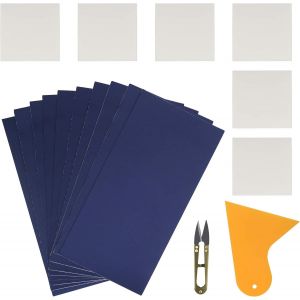 YEMAESRE-Lot De 18 Patchs De Réparation Autocollants Pour Tentes - En Nylon Imperméable - Avec C aux - Pour Sac À Dos - Auvent - Veste De Pluie - Bateau Gonflable - Piscine - Neuf