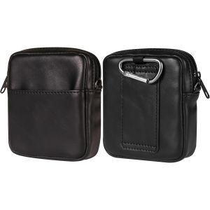 KALANKA-&Eacute;tui de Ceinture Cuir Noir Compatible avec Samsung Galaxy Z Flip 7/6/5/4/3/Z Flip/Moto Razr 60/50/40 Ultra Sac &agrave; Bandouli&egrave;re, Cuir Pochette Holster Compatible avec Huawei Pura X/P50 Pocket/Po - Neuf