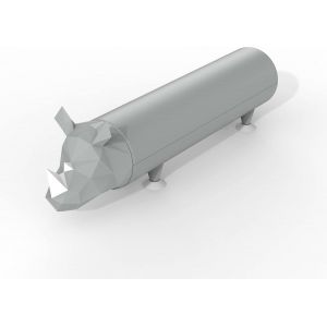 Batterie De Secours Externe Power Pet - Chargeur Portable De Smartphone - Capacit&eacute; De 4800 Mah - Recharge 2 Batteries - Doux Au Toucher (Rhino) - Neuf