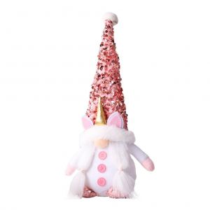 Hjlian Poupee Naine En Peluche Rose, Decoration De Table Pour La Maison, Decorations De Vacances - Neuf