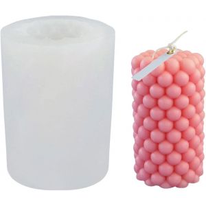 Moule À Bougie En Silicone,Moule À Bougie 3d Bricolage,Moule À Bougie À Bulles,Moules À Bougie Flexible Durable - Neuf